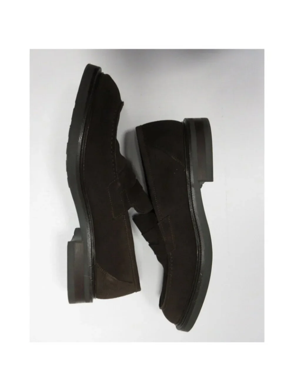 Banana Republic Shoes 10 D Loafer Penny Suede Slip On Italy Made NEW